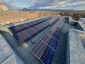 Fotovoltaika 9,89 kWp a solární panely Canadian Solar na ploché střeše RD, Most