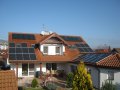 Solární panely Canadian Solar na střeše RD, Olomouc