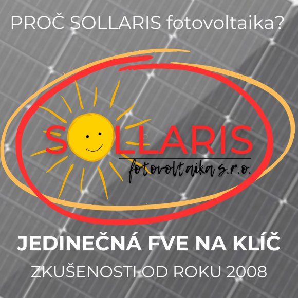 SOLLARIS fotovoltaika, jedinečná FVE na klíč