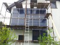 Instalace solárních panelů 230 Wp na fasádu rodinného domu