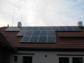 20 solárních panelů fotovoltaické elektrárny