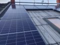Solární panely Canadian Solar na střeše RD, Mladá Boleslav