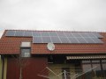 Instalované solární panely 240 Wp Babice