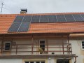 Solární panely Suntech umístěné do hliníkových profilů (okres Louny)