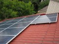 Solární panely Canadian Solar, střecha rodinného domu Přerov