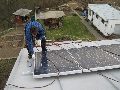 Solární panely na střeše RD, Ivančice