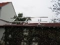 Hliníková konstrukce na ploché střeše pro fotovoltaické elektrárny