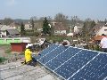 Solární panely o jmenovitém výkonu 225 Wp
