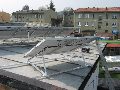 Konstrukce k solárním panelům v Boru