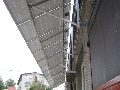 Solární panely v hliníkové konstrukci, Jihlava