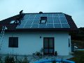 24 solárních panelů s celkovým výkonem 4,32 kWp