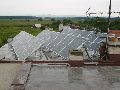 Instalace fotovoltaické elektrárny na ploché střeše, Uherské Hradiště