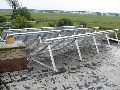 Solární panely na ploché střeše RD, Kunovice