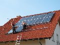 Solární panely fotovoltaické elektrárny 2,94 kWp v Brně