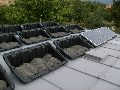 Plastové vany pro solární panely na ploché střechy, Ploskovice