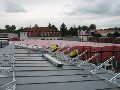 Hliníkové konstrukce na střeše pro FVE 10,08 kWp, Chrudim
