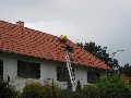 Příprava střechy pro hliníkové profily v obci Lékařova Lhota, okres České Budějovice