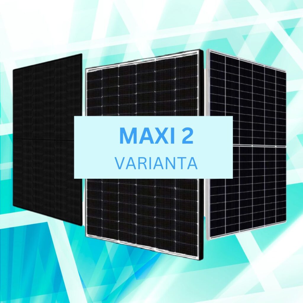 Cena fotovoltaické elekrárny (FVE) na klíč se SOLLARIS fotovoltaika. Vzorová nabídka a cena maxi 2 varianty.