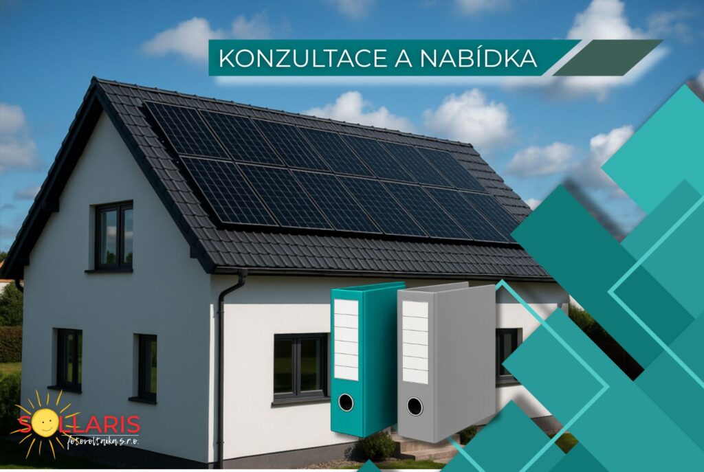Úvodní konzultace a nabídka fotovoltaické elektrárny na klíč