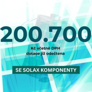 Cena MIDI fotovoltaické elektrárny po odečtení dotace
